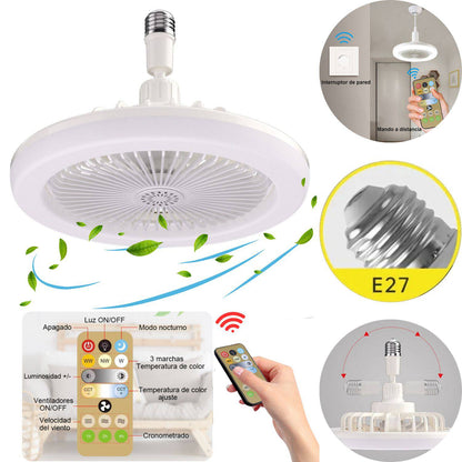 Foco Ventilador con Control